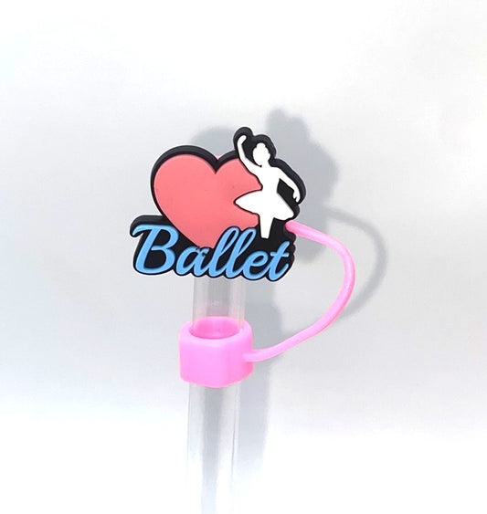 Ballet Heart Straw Topper