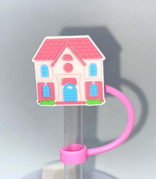 Dream House Malibu Girl Plastic Doll Stanley Tumbler Cup Straw Topper