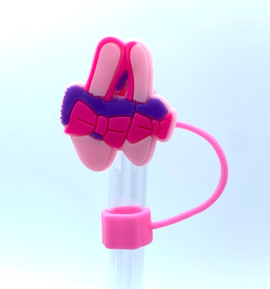 Pink High Heel Shoes Malibu Girl Plastic Doll Stanley Tumbler Cup Straw Topper