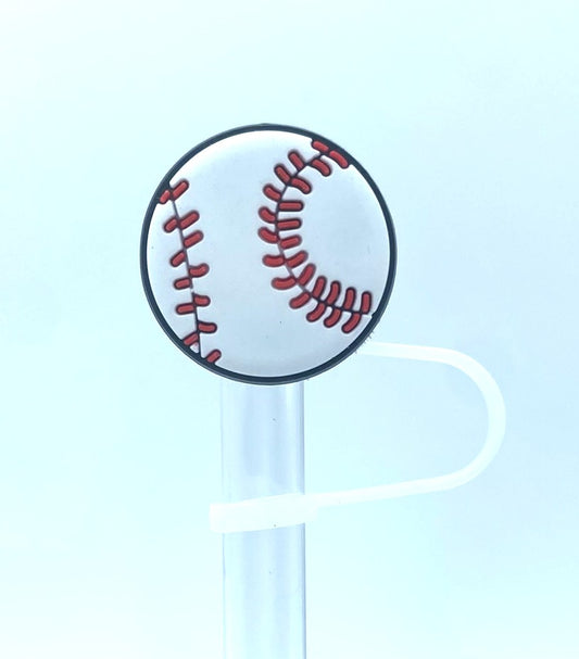Baseball Sports Straw Topper