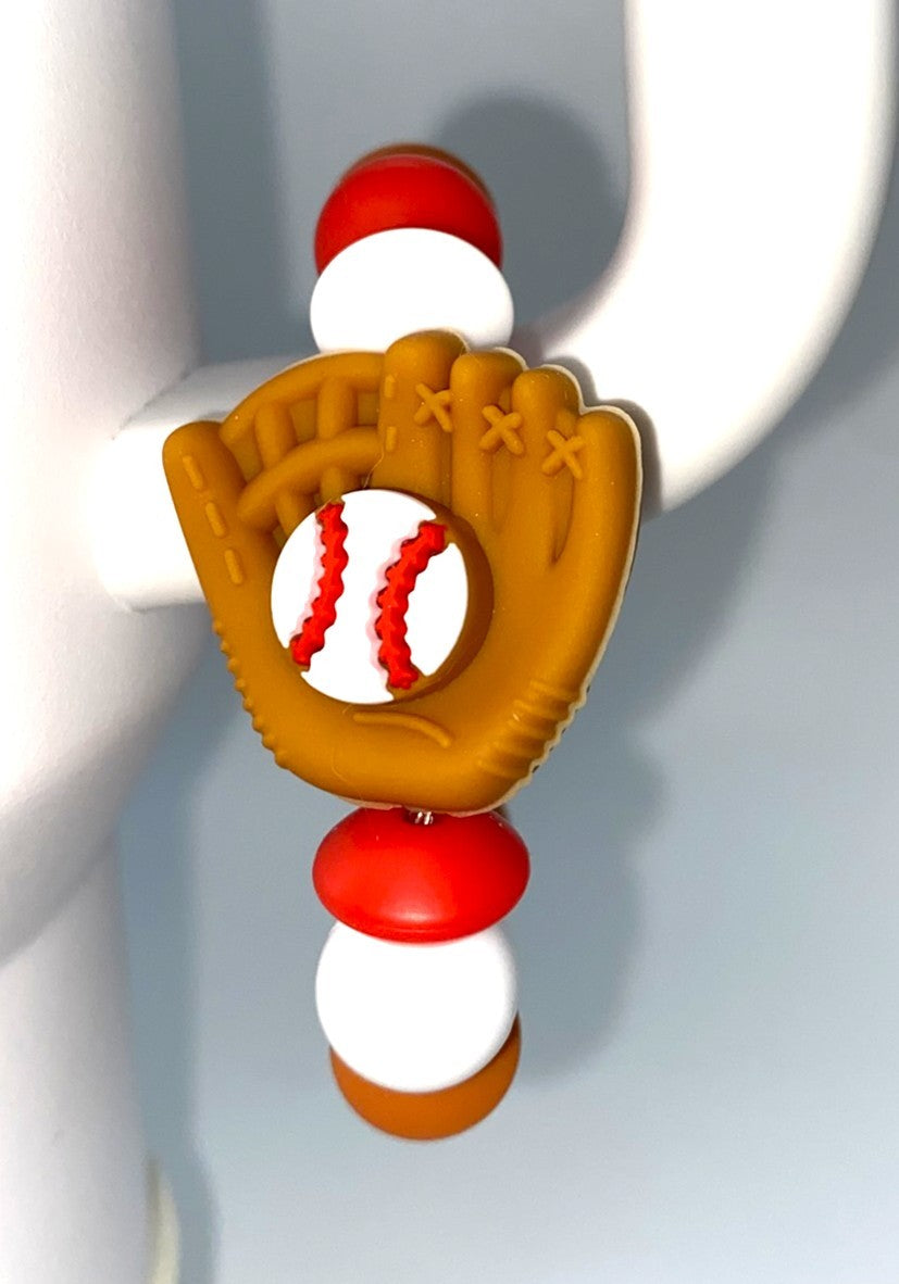 Baseball Glove 3D Stanley Tumbler Cup Handle Charm