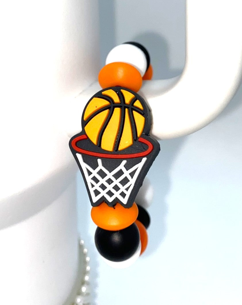 Basketball In Net Stanley Tumbler Cup Handle Charm