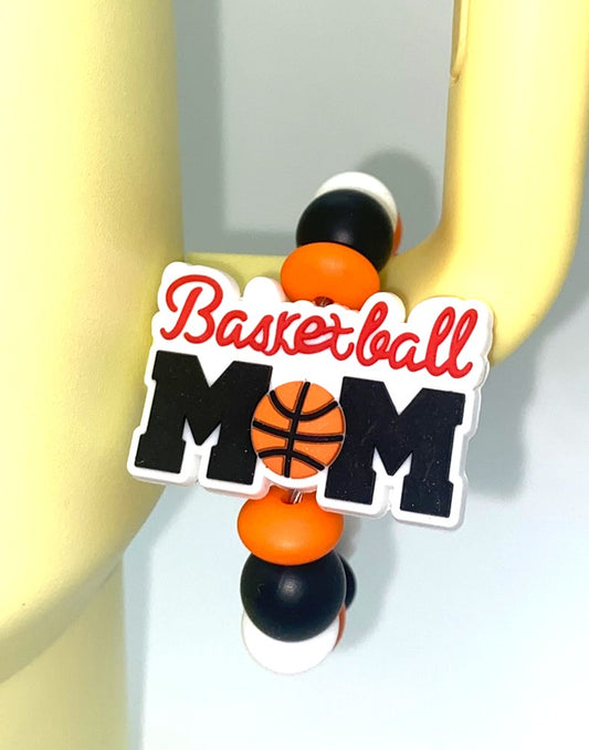 Basketball Mom Stanley Tumbler Cup Handle Charm