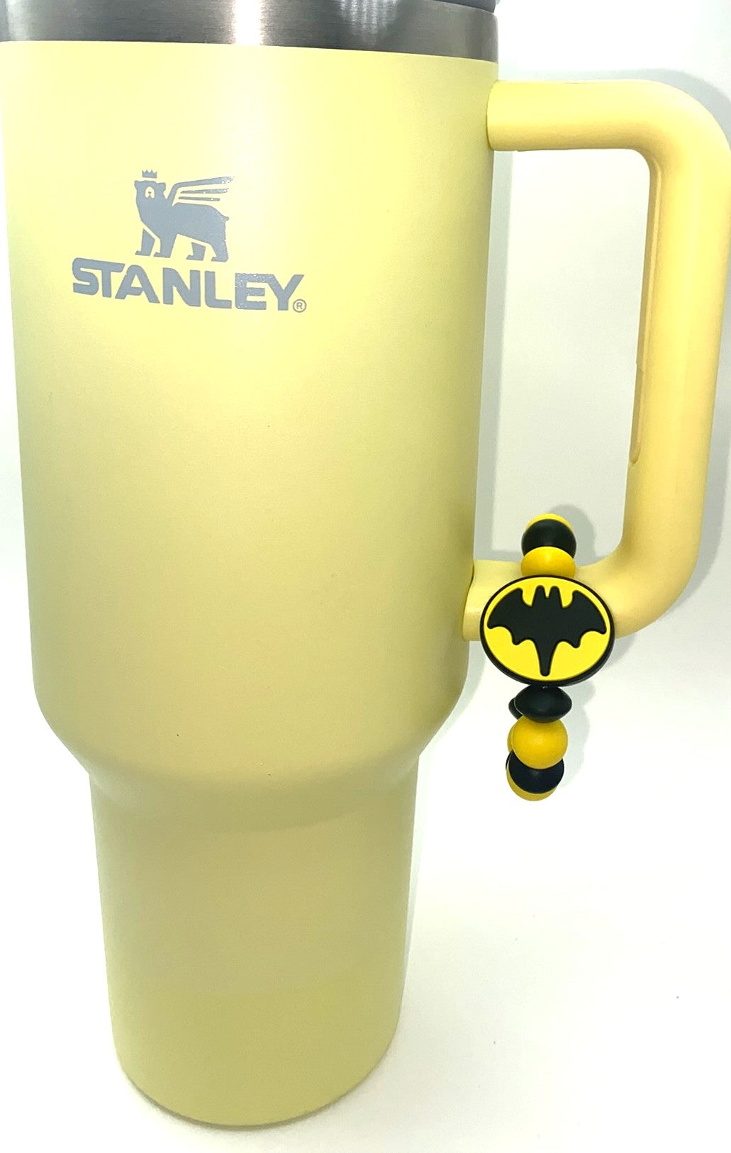 Bat Guy Super Hero Symbol Logo Stanley Tumbler Cup Handle Charm