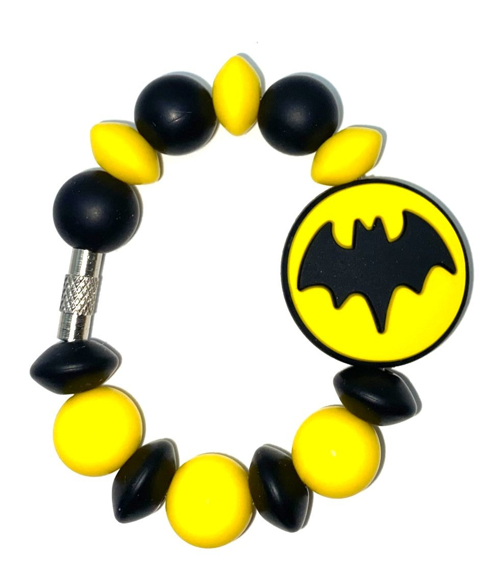 Bat Guy Super Hero Symbol Logo Stanley Tumbler Cup Handle Charm