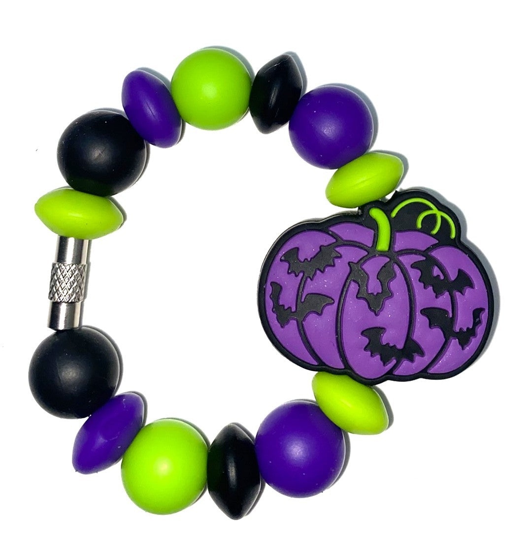 Bats Pumpkin Halloween Stanley Tumbler Cup Handle Charm