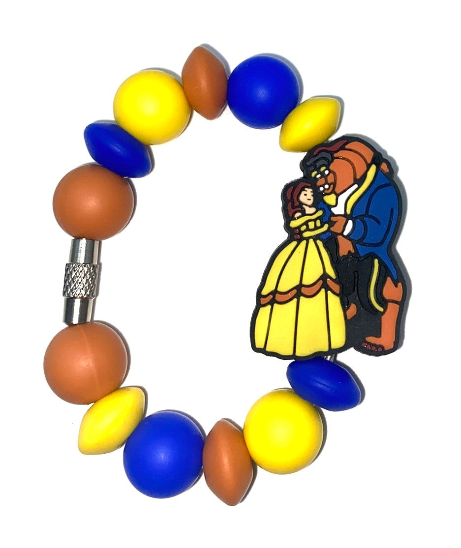 Beautiful Girl & Beast Dancing Stanley Tumbler Cup Handle Charm