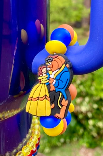 Beautiful Girl & Beast Dancing Stanley Tumbler Cup Handle Charm