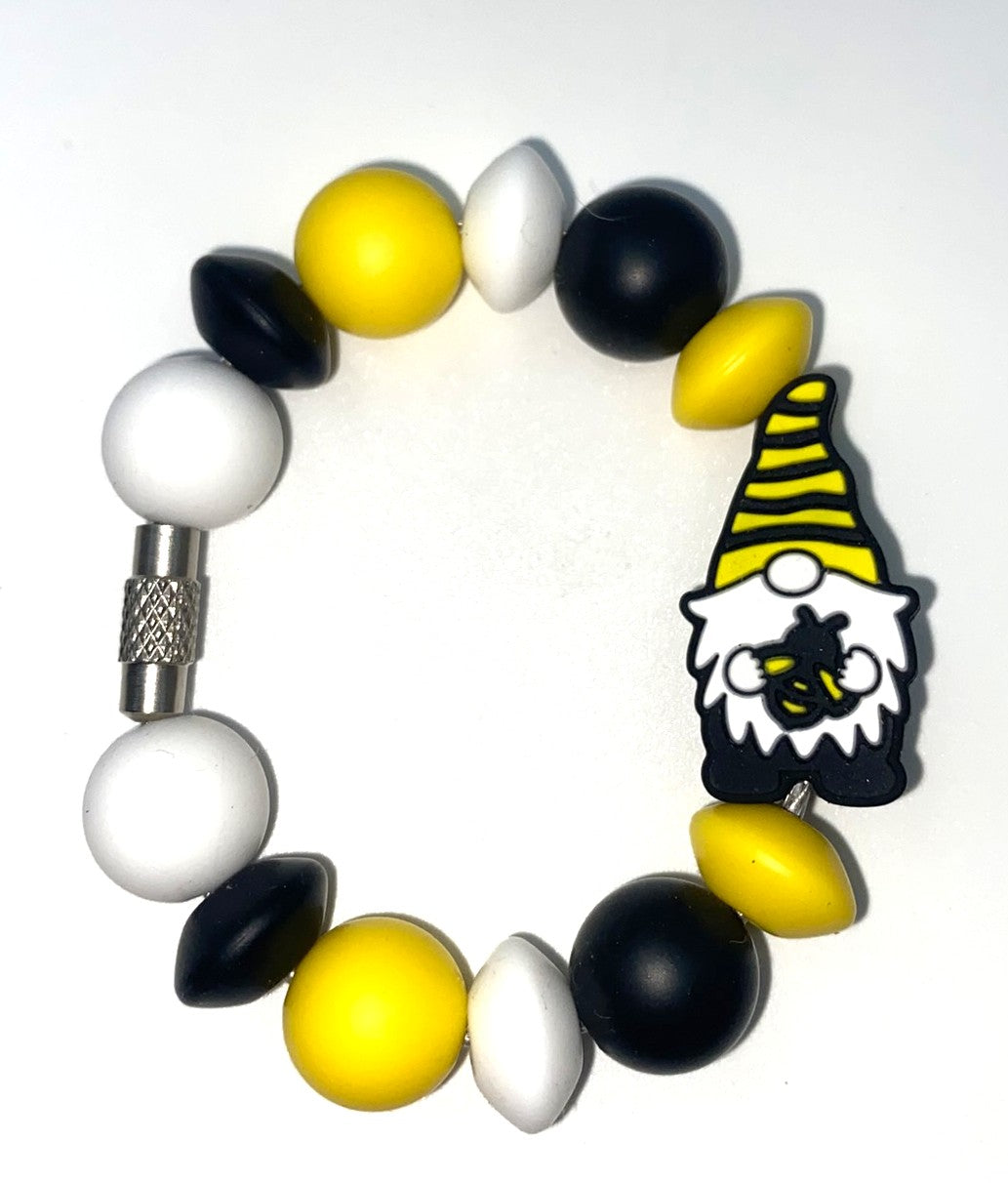 Bumblebee Gnome Stanley Tumbler Cup Handle Charm