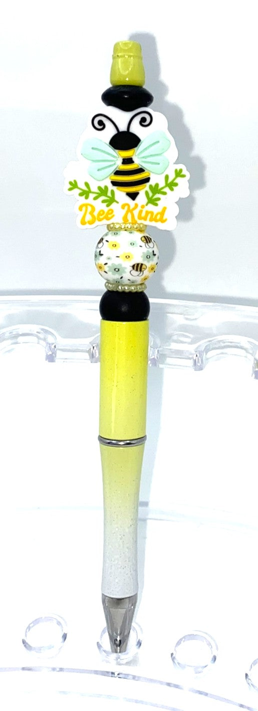 Bee Kind Bumblebee Beaded Pen