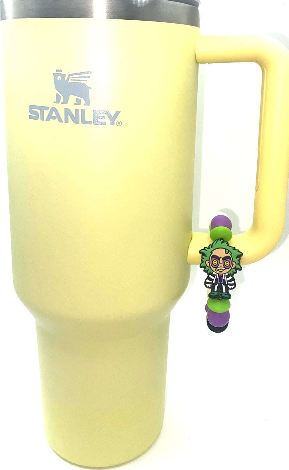 Beetle Guy Horror Villain Stanley Tumbler Cup Handle Charm