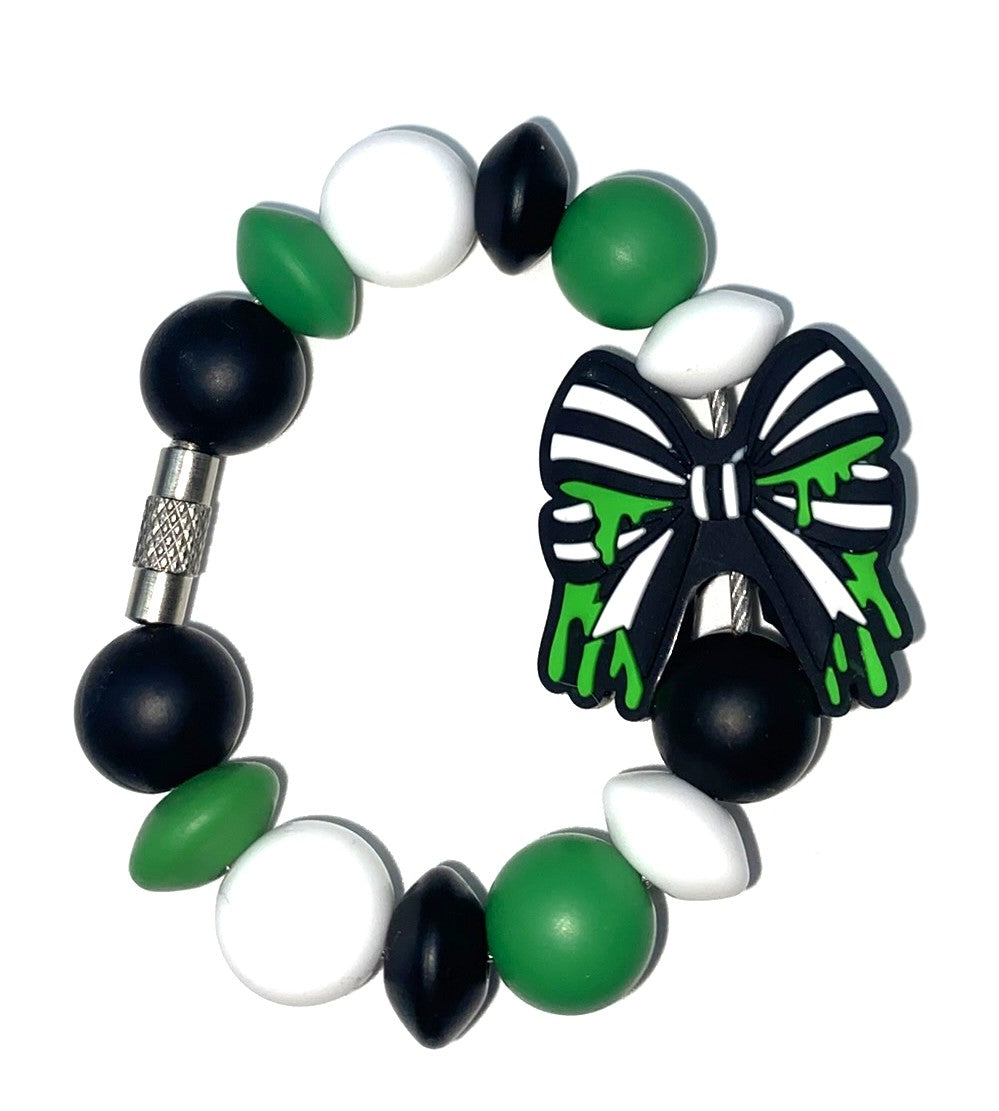 Beetle Guy Slime Bow Horror Villain Stanley Tumbler Cup Handle Charm