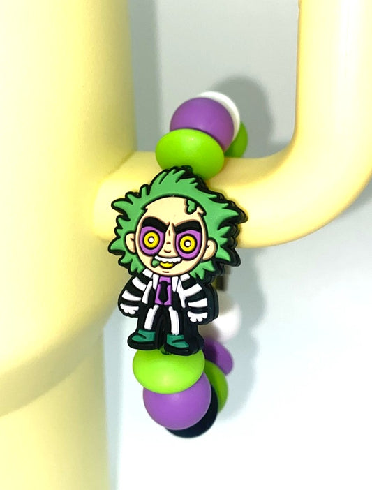 Beetle Guy Horror Villain Stanley Tumbler Cup Handle Charm