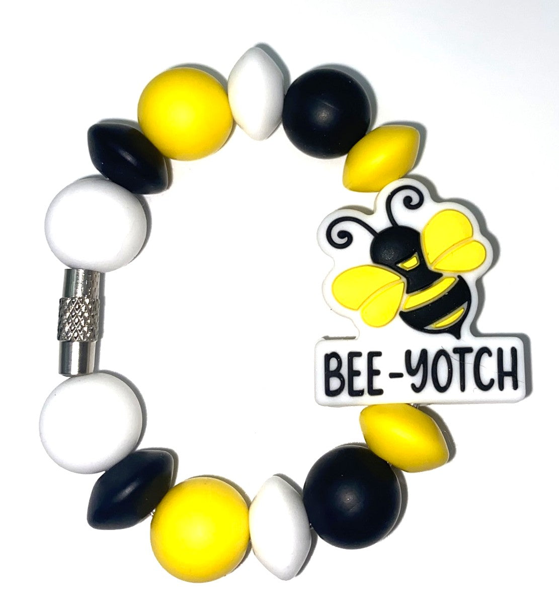 Bee-Yotch Bee Stanley Tumbler Cup Handle Charm