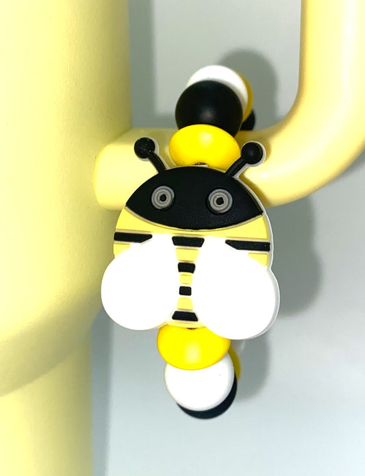 Cute Bumblebee Stanley Tumbler Cup Handle Charm