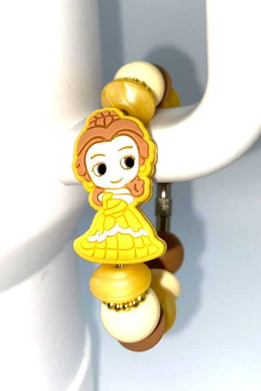 Beautiful Princess Full Body Stanley Tumbler Cup Handle Charm