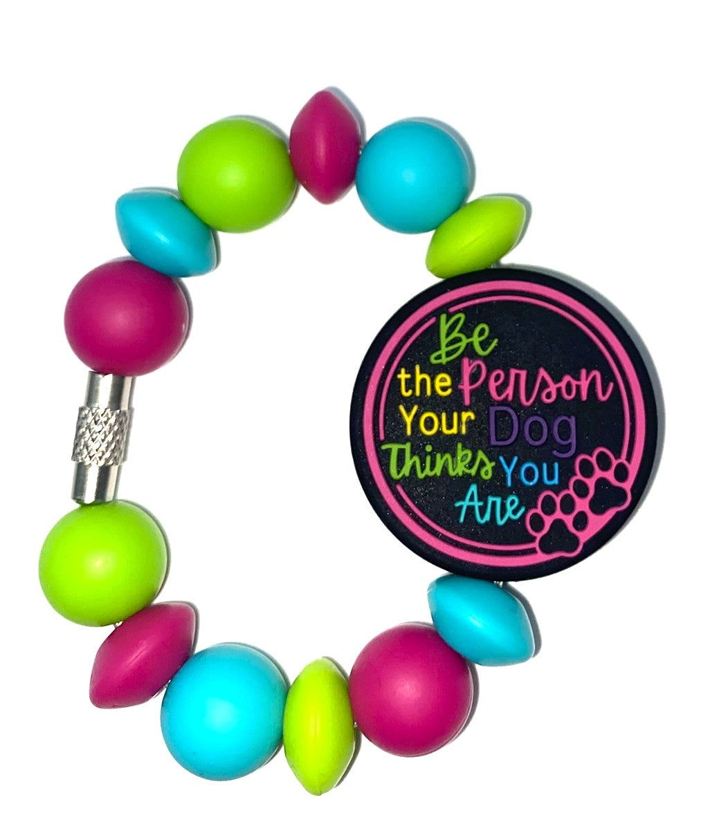 Be The Person Your Dog Thinks You Are Stanley Tumbler Cup Handle Charm