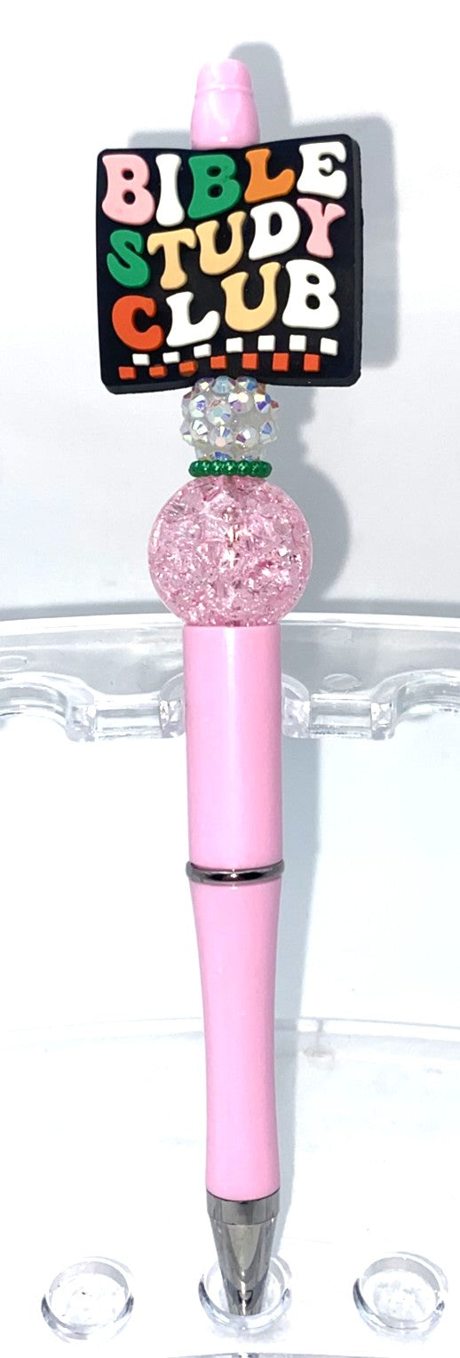 Bible Study Club Beaded Pen