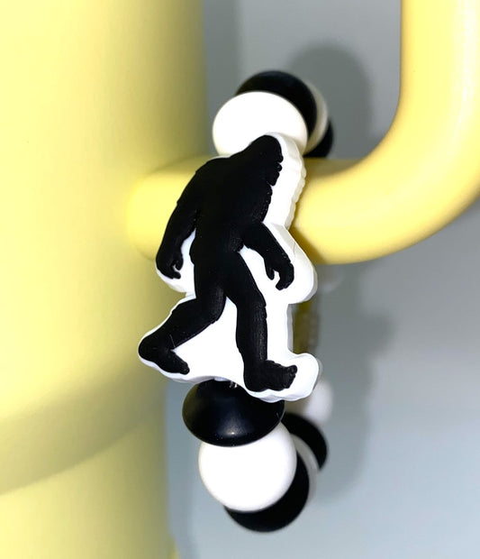 Bigfoot Sasquatch Silhouette Stanley Tumbler Cup Handle Charm