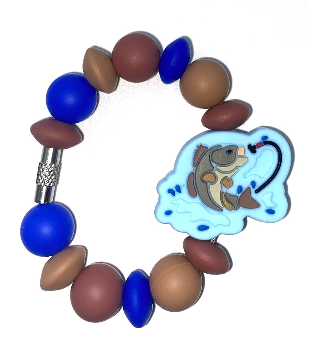 Big Mouth Bass Fishing Stanley Tumbler Cup Handle Charm
