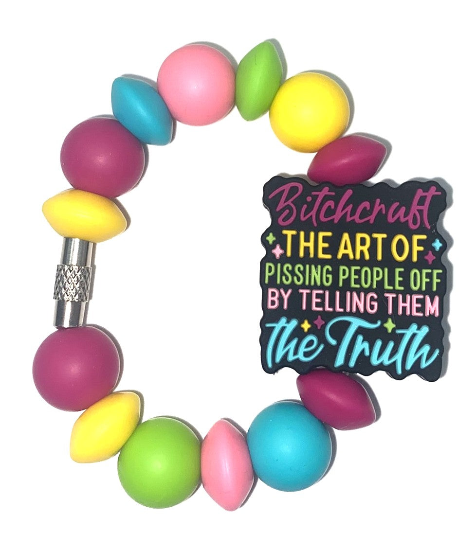 Bitchcraft The Art Of Pissing People Off By Telling Them The Truth Stanley Tumbler Cup Handle Charm
