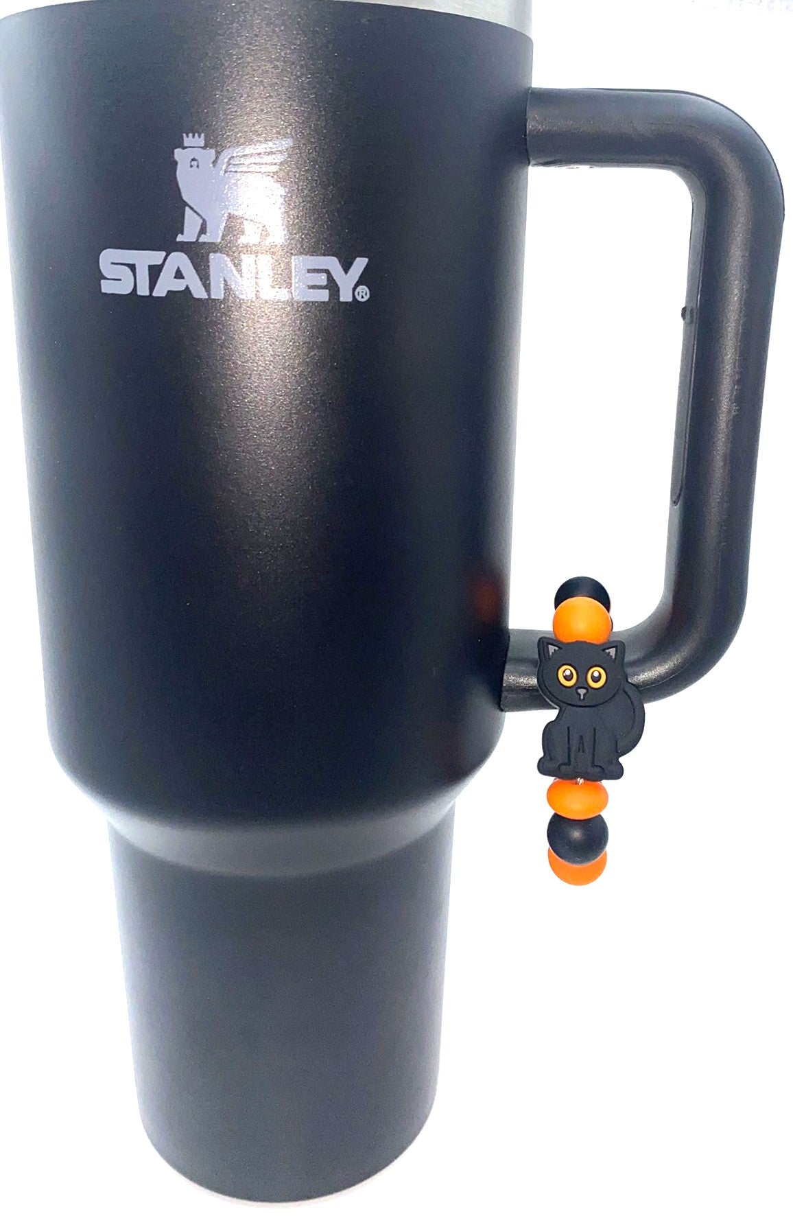 Black Cat Stanley Tumbler Cup Handle Charm