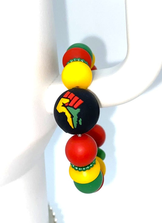 Black History Round Double-Sided Stanley Tumbler Cup Handle Charm