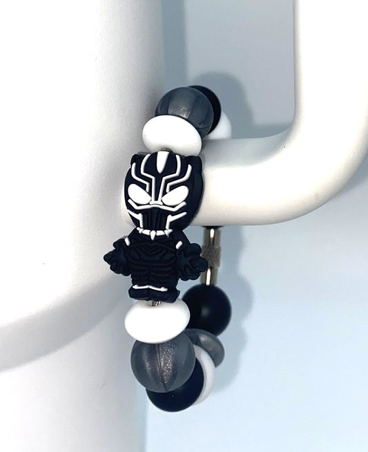 Panther Super Hero Stanley Tumbler Cup Handle Charm