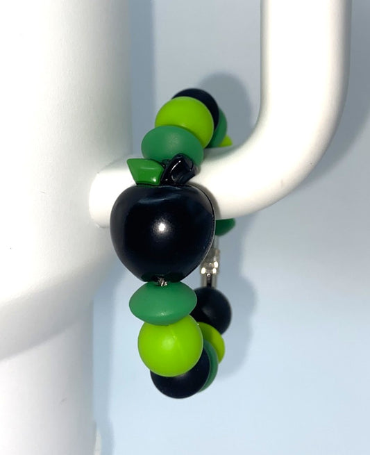 Black Poison Apple Stanley Tumbler Cup Handle Charm