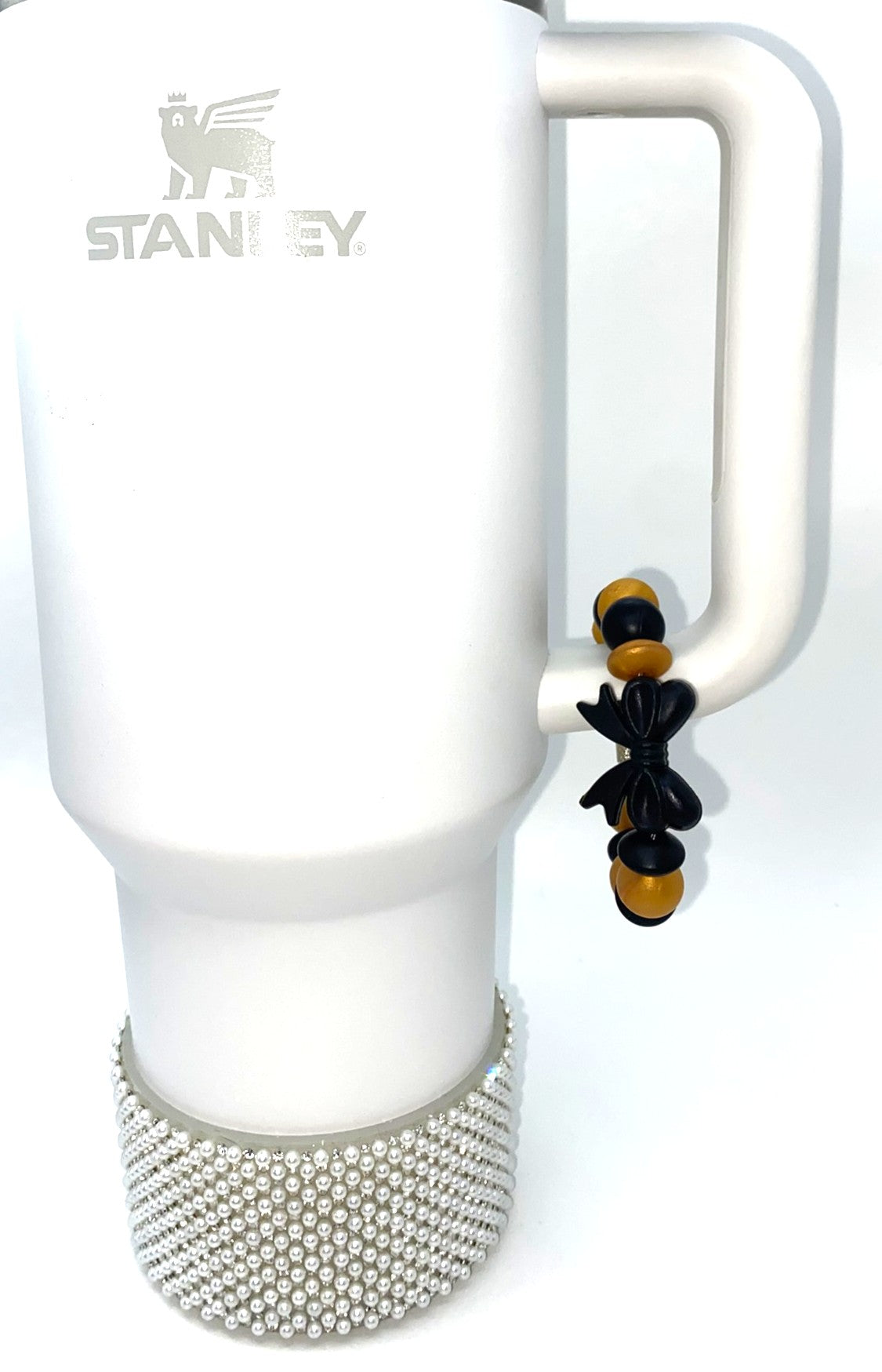 Black Coquette Bow Stanley Tumbler Cup Handle Charm