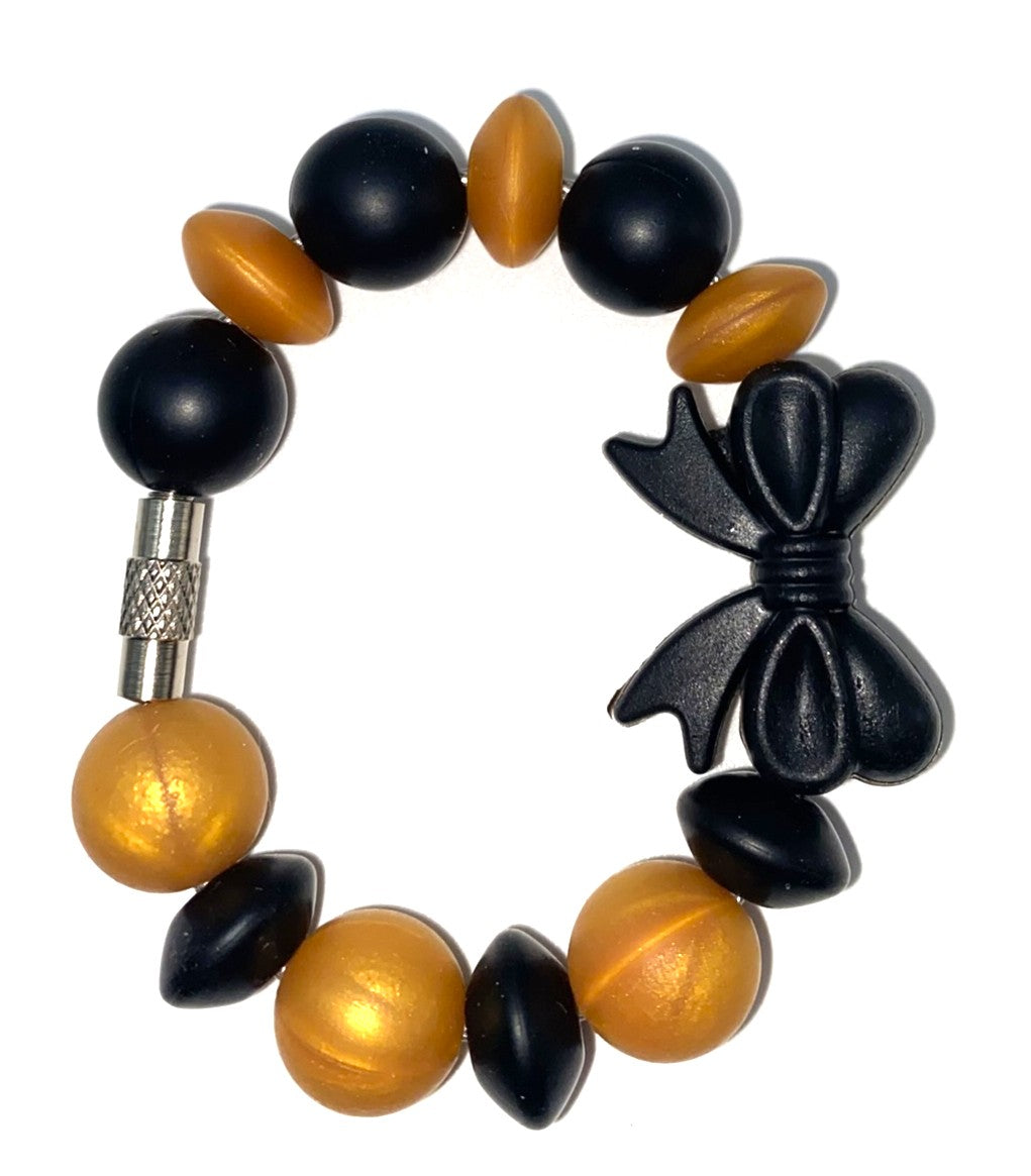 Black Coquette Bow Stanley Tumbler Cup Handle Charm