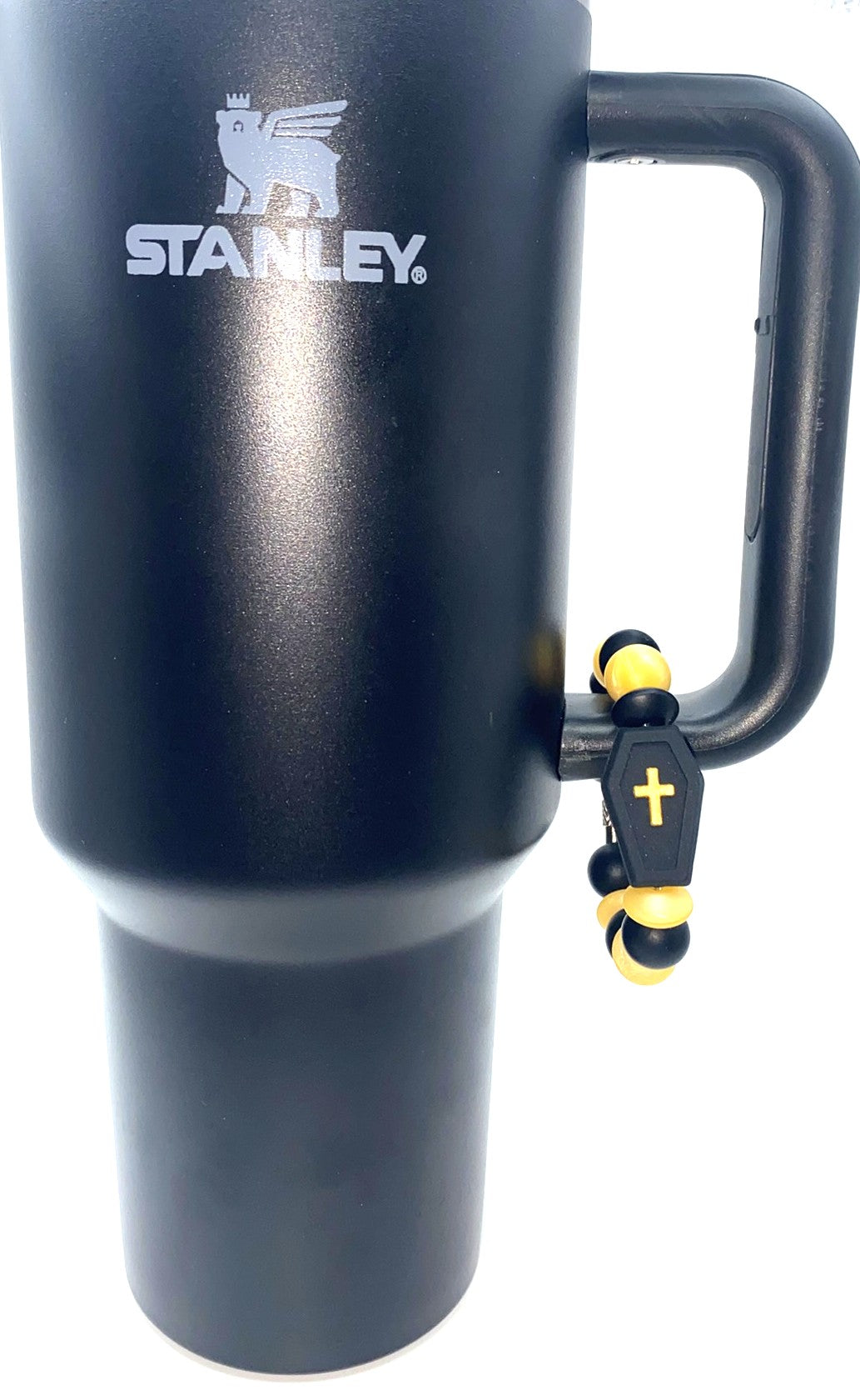 Black Casket Halloween Stanley Tumbler Cup Handle Charm