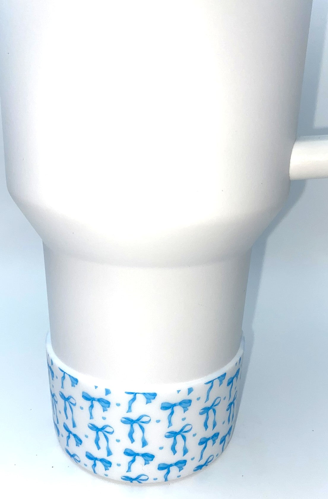 Blue Coquette Bows Stanley Tumbler Boot Sleeve #125