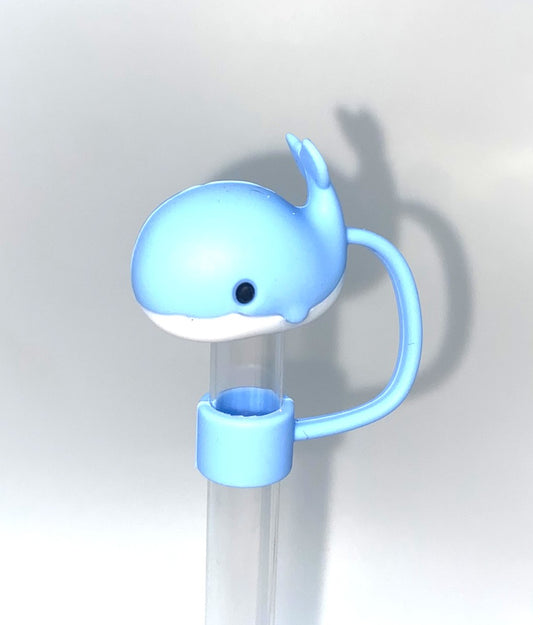 Blue Whale 3D Straw Topper