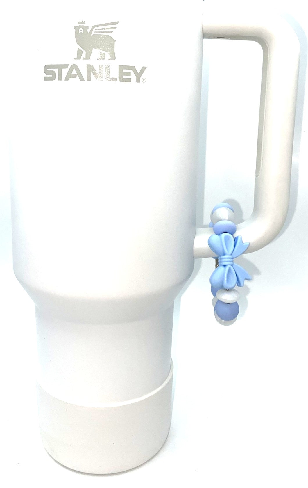 Baby Blue Coquette Bow Stanley Tumbler Cup Handle Charm