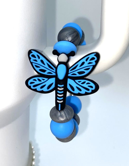 Blue Dragonfly Stanley Tumbler Cup Handle Charm