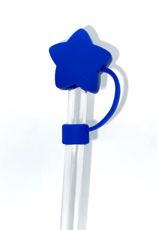 Blue Star 3D Straw Topper