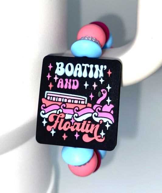 Boatin' & Floatin' Stanley Tumbler Cup Handle Charm