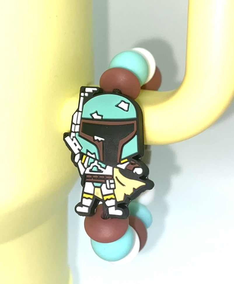 Bounty Hunter OG Space Wars Stanley Tumbler Cup Handle Charm