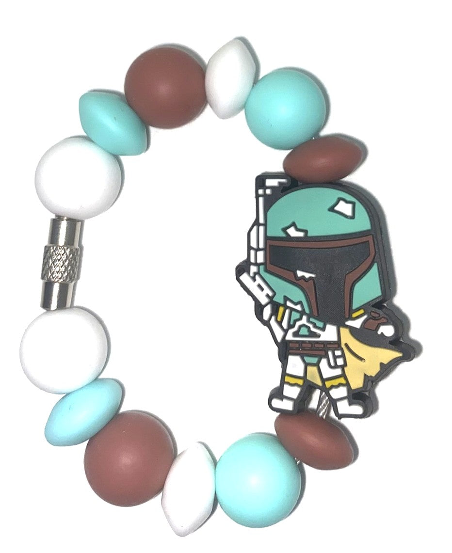 Bounty Hunter OG Space Wars Stanley Tumbler Cup Handle Charm