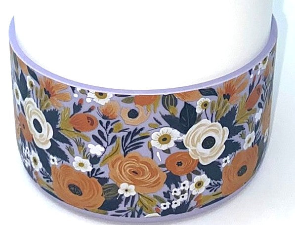 Boho Lavender Floral Stanley Tumbler Boot Sleeve #138
