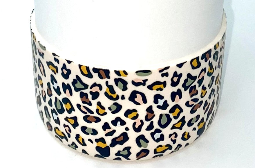 Boho Leopard Print Stanley Tumbler Boot Sleeve #54