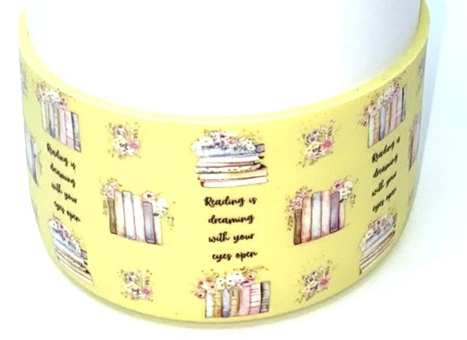 Book Lover Reading Is Dreaming With Your Eyes Open Stanley Tumbler Boot Sleeve #143