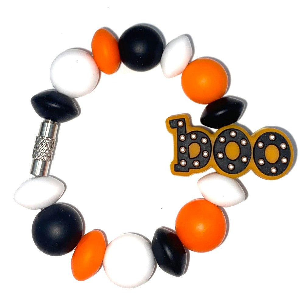 BOO Polka Dot Halloween Stanley Tumbler Cup Handle Charm