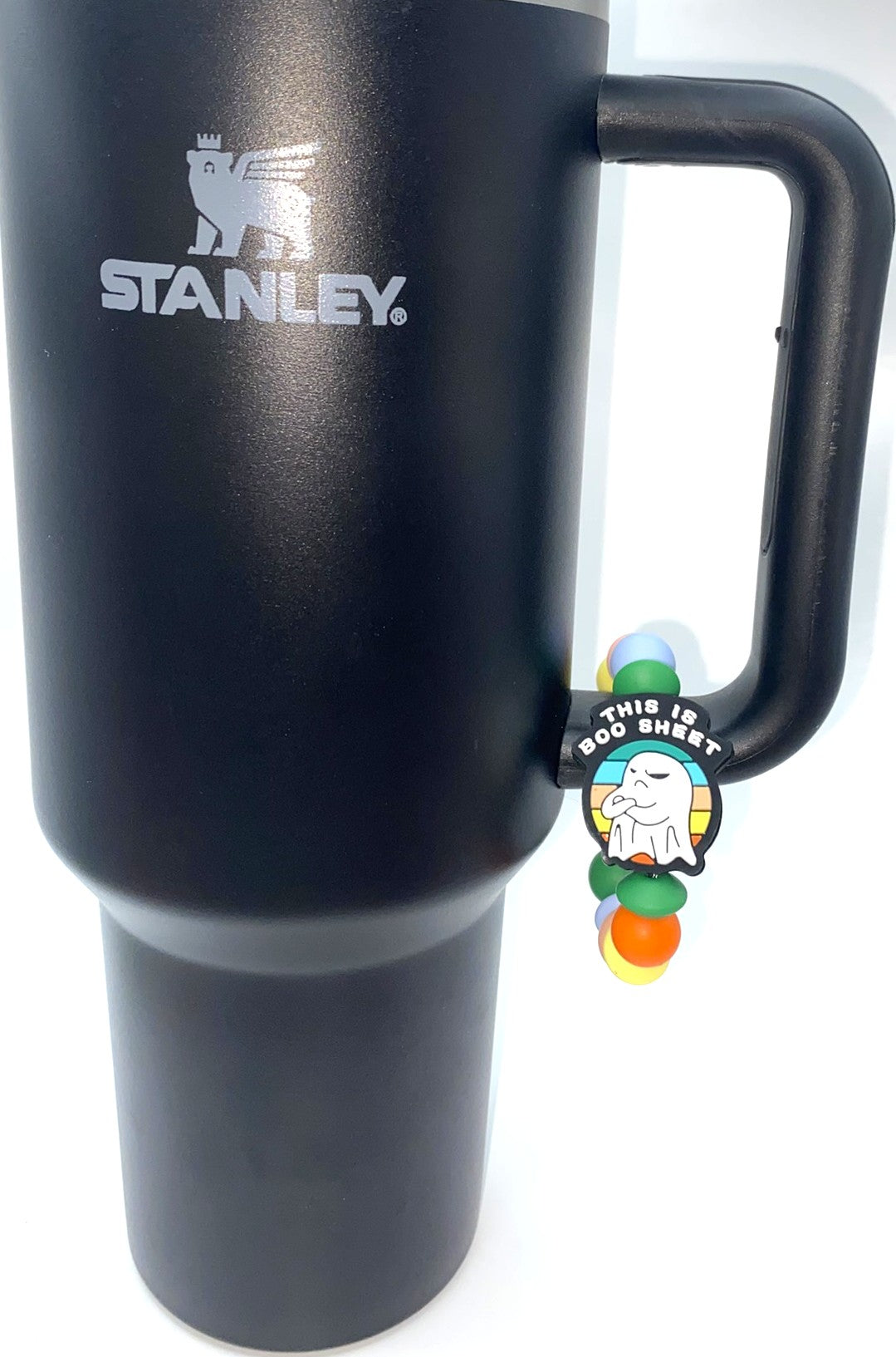 This Is Boo Sheet Ghost funny Halloween Stanley Tumbler Cup Handle Charm