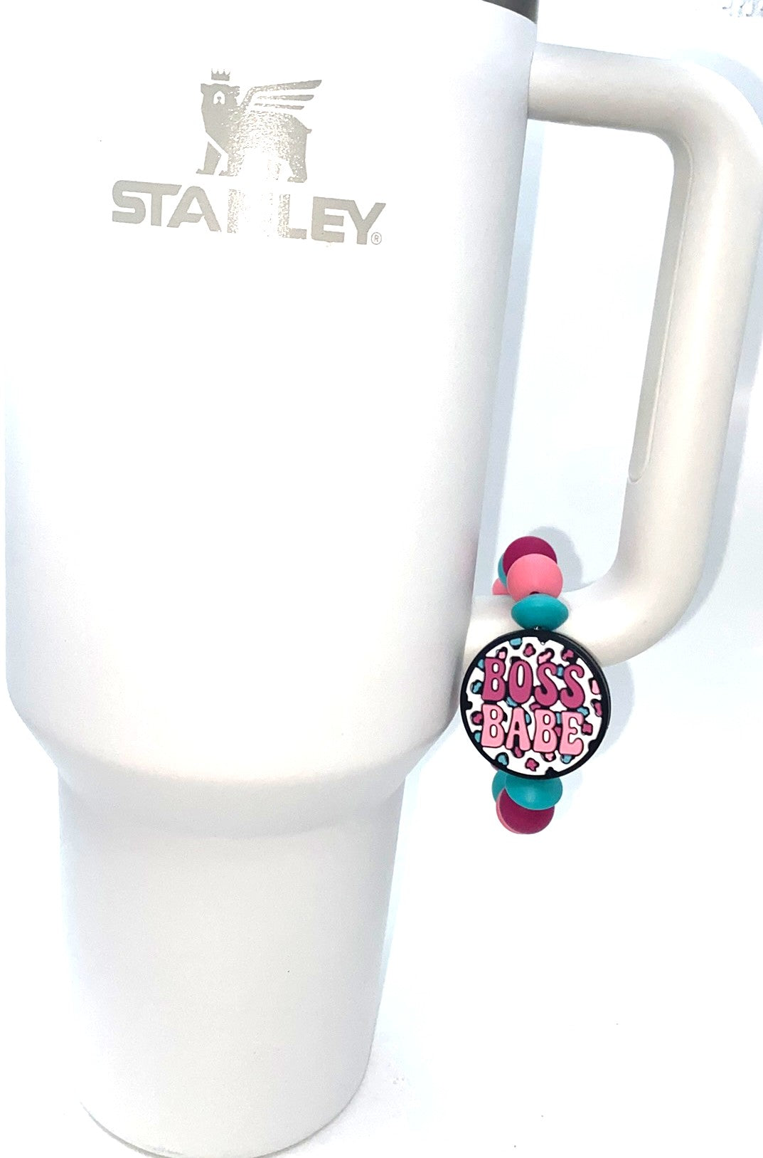 Boss Babe Stanley Tumble Cup Handle Charm