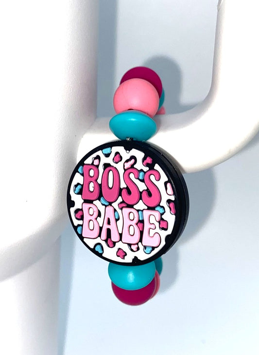 Boss Babe Stanley Tumble Cup Handle Charm