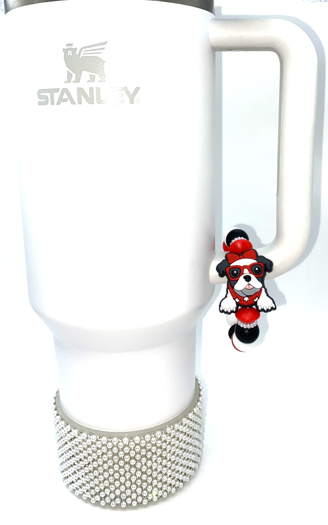 Bougie Bulldog Stanley Tumbler Cup Handle Charm
