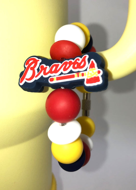 Braves Baseball Tomahawk Stanley Tumbler Cup Handle Charm