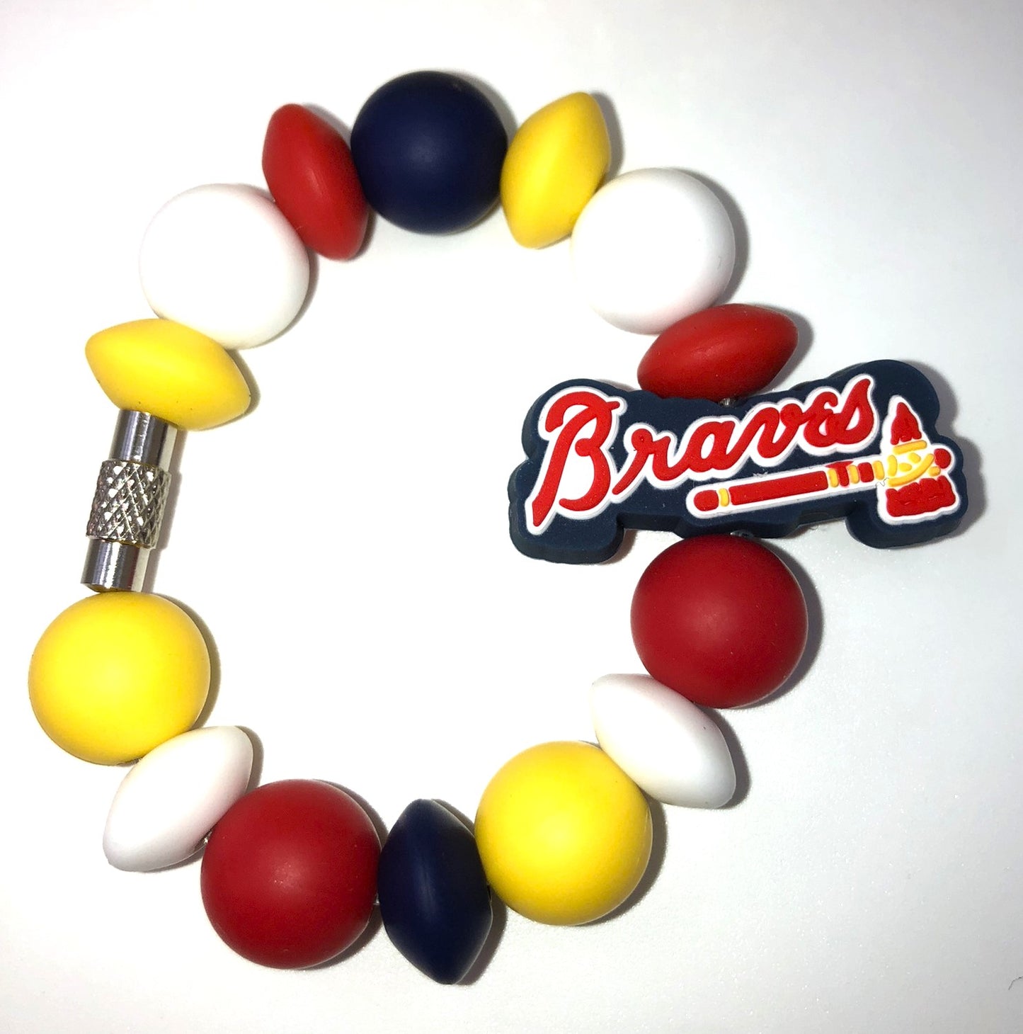 Braves Baseball Tomahawk Stanley Tumbler Cup Handle Charm